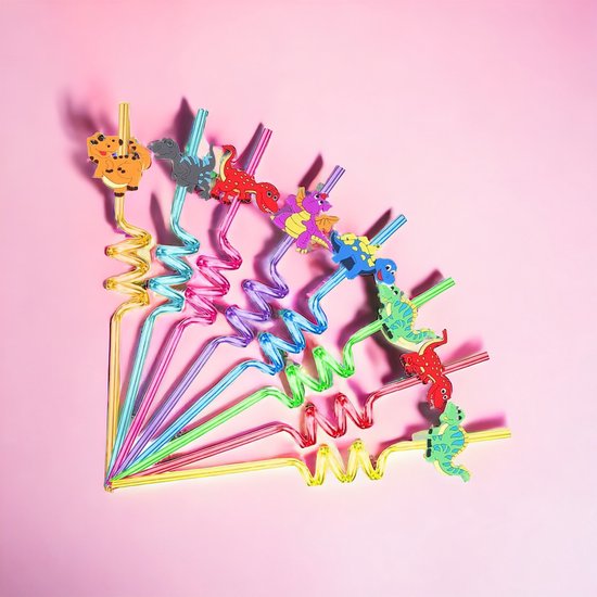 Cocktailrietjes 15 cm, 0,7 cm, zwart, herbruikbaar