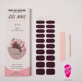 Pop of Color Amsterdam - Kleur: Aubergines - Gel nail wraps - UV nail wraps - Gel nail stickers - Gel nail foil - Nail stickers - Gel nagel wraps - UV nagel wraps - Gel nagel stickers - Nagel wraps - Nagel stickers