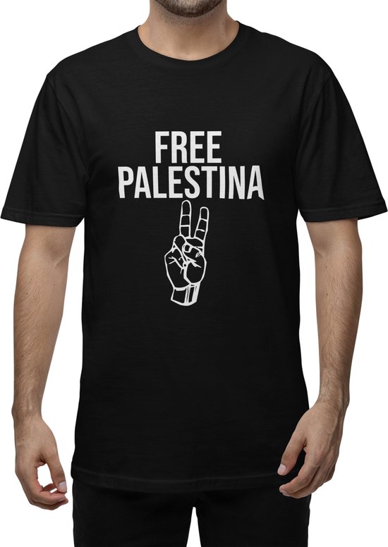 Palestina Shirt | Palestijnse Vlag | Zwart | T-shirt | Peace | vlag