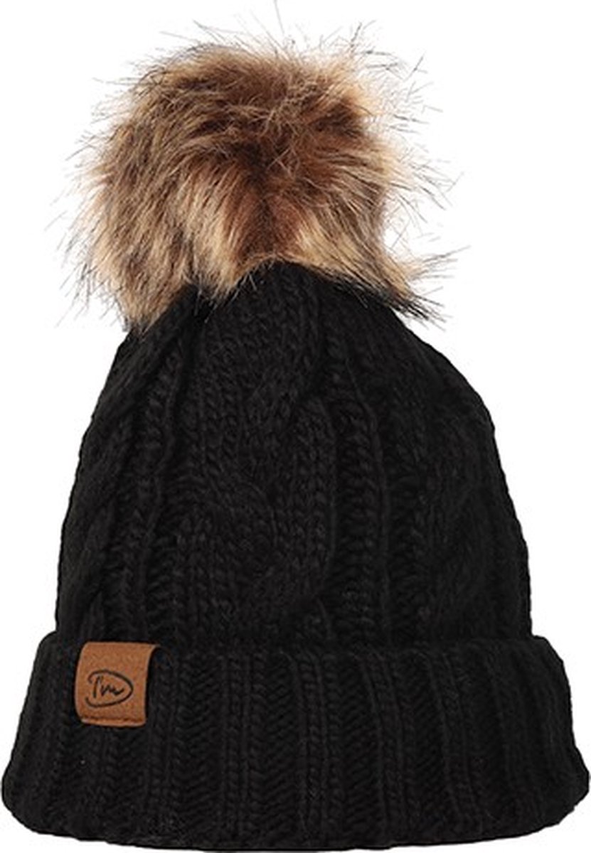 Zwarte Alberta muts | winter accessoire | winterseizoen | modetrend2023 | mix&match | imdutch |