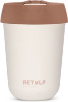 Retulp Travel Mug - Koffiebeker to go - 275 ml - Koffiemok - Chocolate Brown