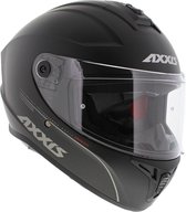 Axxis Draken S integraal helm solid mat zwart L - Scooter / Motor / Karting