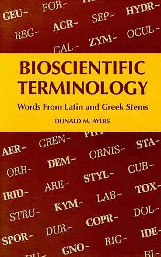 Bioscientific Terminology - cover