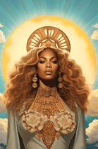 Beyonce Poster | Queen Bee | Beyonce Knowles | Muziekposter | 51x71cm | Wanddecoratie | Muurposter | CW | Geschikt om in te lijsten