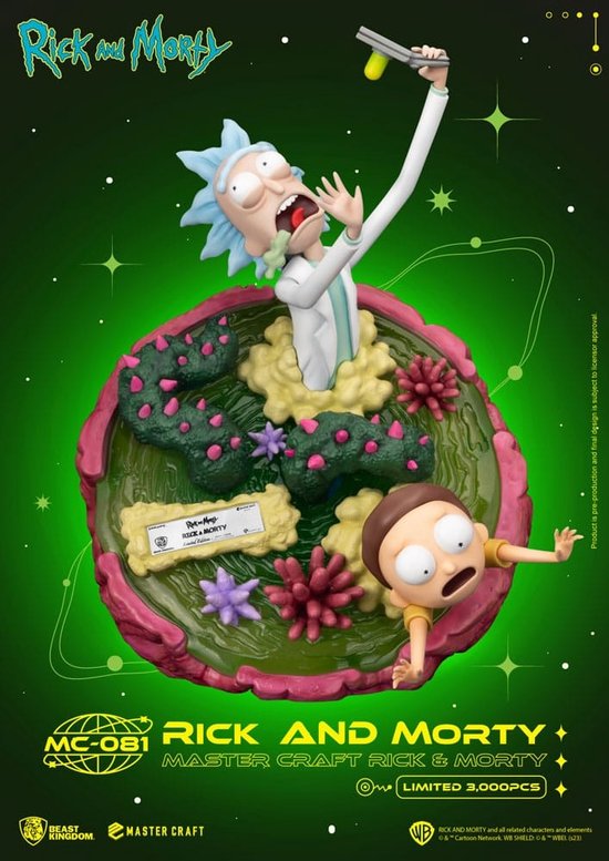 Beast Kingdom Toys Rick and Morty Master Craft Statue Rick and Morty 42 cm Beeld