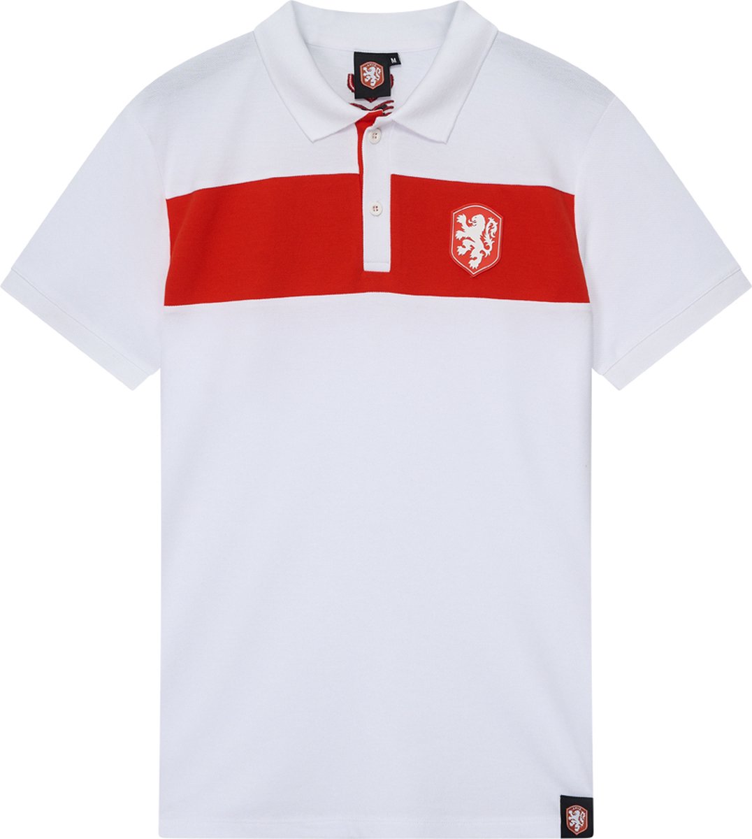 KNVB polo wit - S - maat S