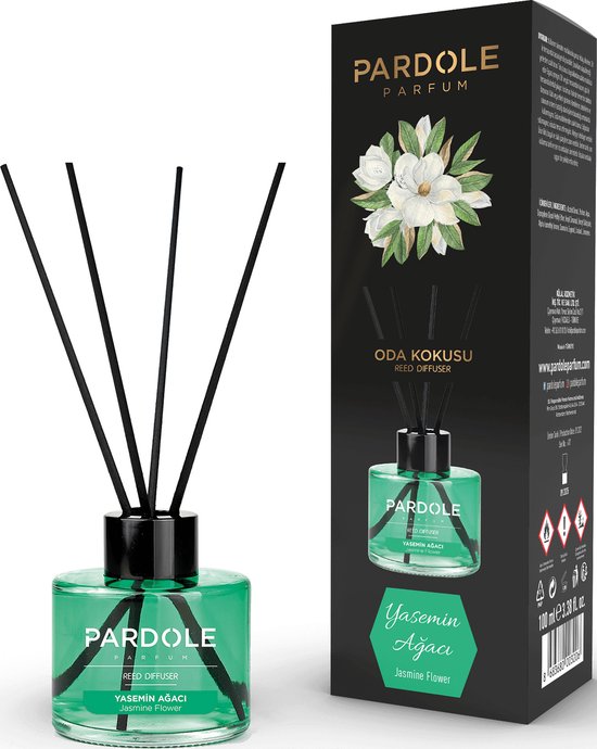 Pardole Jasmine Flower - Geurstokjes - Huisparfum 100ML