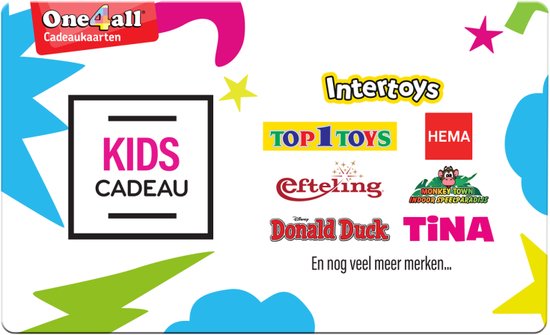 KidsCadeau - Cadeaubon - 50 euro + cadeau enveloppe