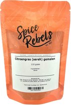 Spice Rebels - Citroengras (sereh) gemalen - zak 90 gram