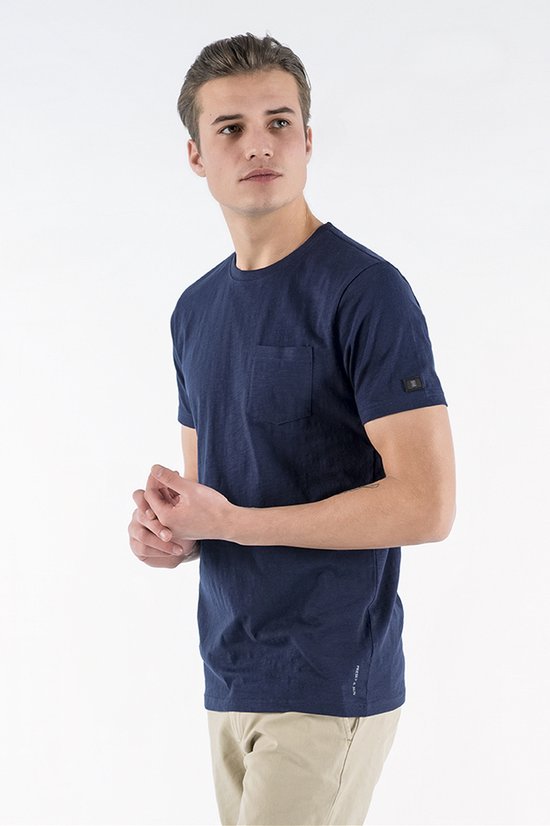 Presly & Sun - Heren Shirt - Frank - Donkerblauw - L