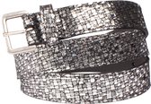 Legend Dames - Leren Riem - Zilver - 85 cm