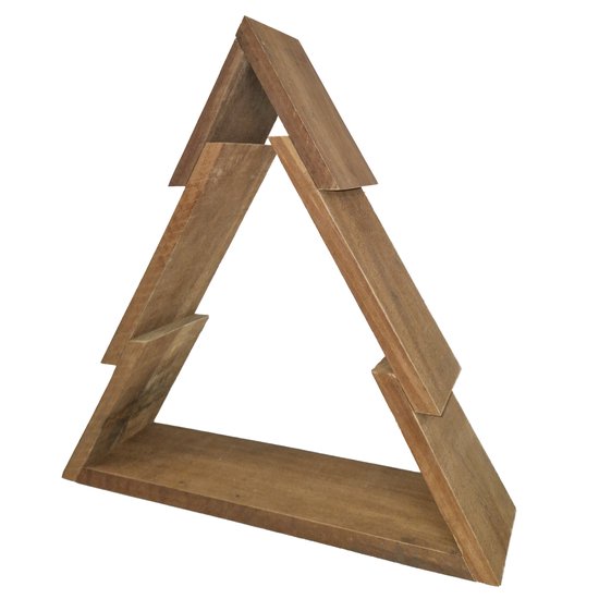 HeerlijkHout Houten kerstboom bol