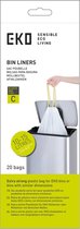 Sacs poubelle EKO type C 10-15 litres blanc - Carton 24 x 20 sacs