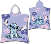Disney Stitch Kinderponcho Handdoek met Capuchon 50x115 cm