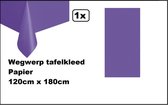 Nappe jetable papier violet 120cm x 180cm - Soirée à Thema festival soirée à thème évènement gala