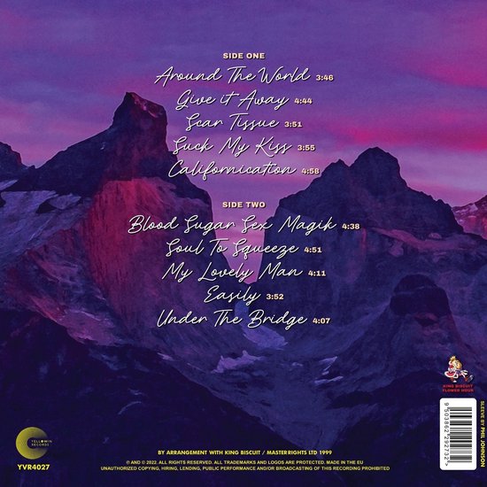 Red Hot Chili Peppers Around The World - LP Coloured Vinyl Special