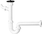 siphon tubulaire - siphon tubulaire pour lavabo / siphon peu encombrant - siphon de lavabo1 1/4 pouce x 32 mm