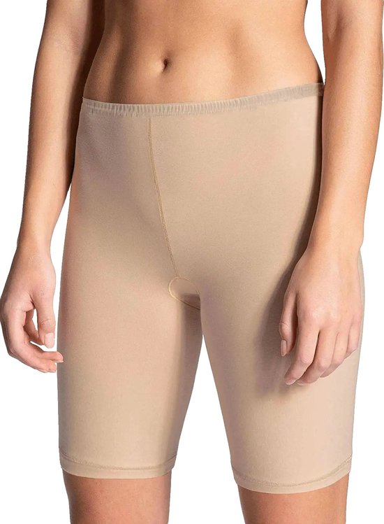 Fine Woman dames boxershort met lang pijpje - Nieuw model - XL - Beige