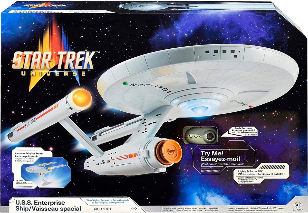 Le set Playmobil Star Trek U.S.S. Enterprise NCC-1701 est à un