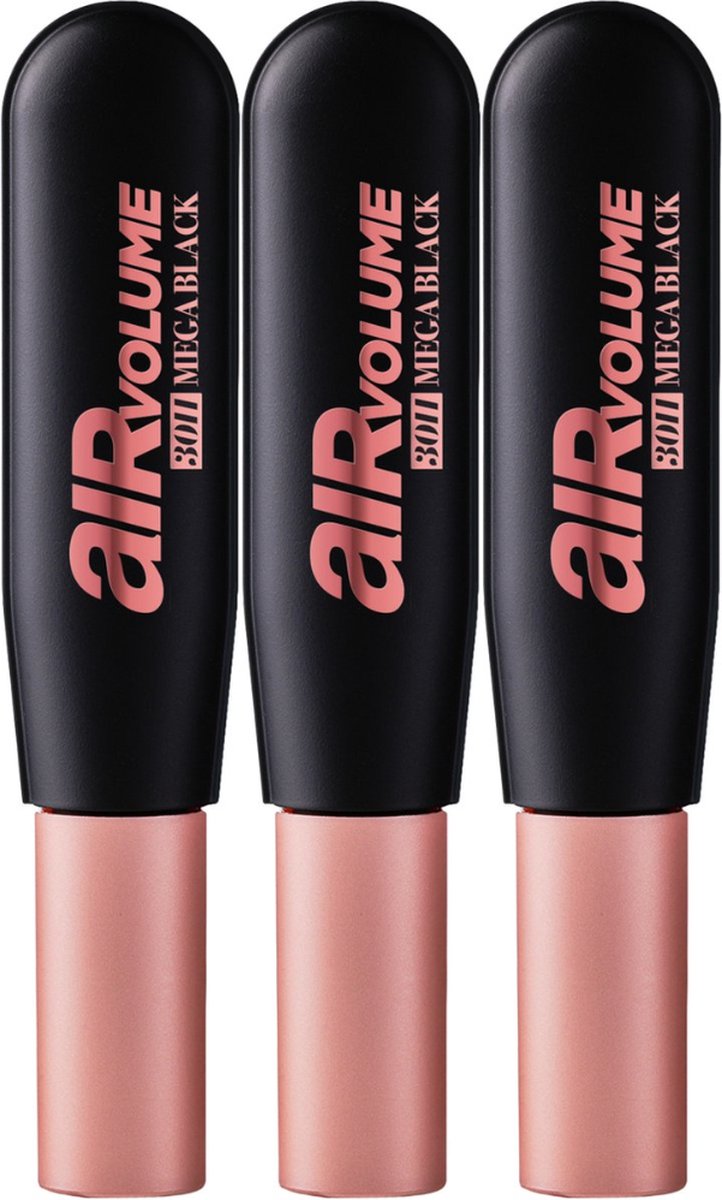 Goedkoopste 3x L'Oréal Air Volume Mega 30H Mascara Extra Zwart