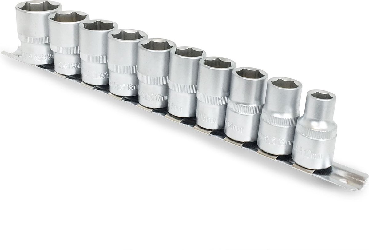 HYUNDAI dopsleutel set - 10-delig - 1/2 - CrV