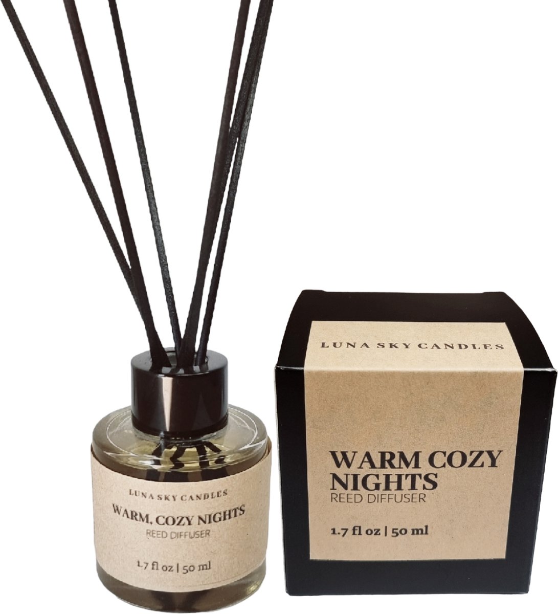 Luna Sky Candles | Reed Diffuser | Geurstokjes | Warm cozy nights