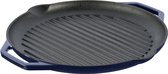 Bol.com Grand Feu - Geëmailleerde gietijzeren grillpan - blauw aanbieding