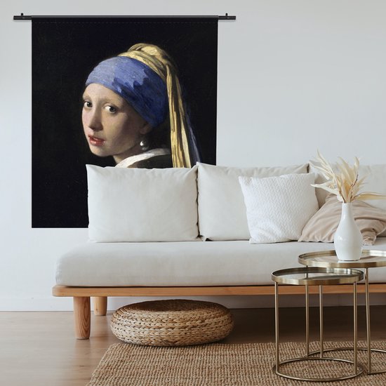 Wandkleed Meisje met de parel - Johannes Vermeer