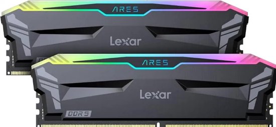 Lexar ARES RGB DDR5, 32 Go, 2 x 16 Go, DDR5, 6400 MHz, 288-pin DIMM