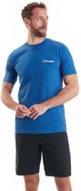 Berghaus Mont Blanc Mtn T-shirt Met Korte Mouwen Blauw S Man