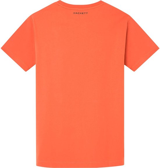 Hackett Hm500780 T-shirt Met Korte Mouwen Oranje M Man