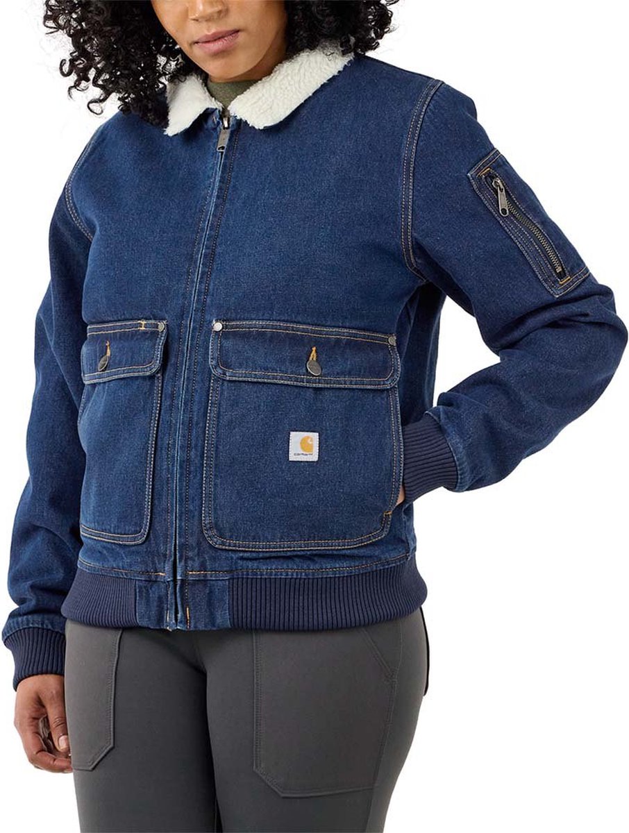 Carhartt Rugged Flex Sherpa Relaxed Fit Jas XS Blaus