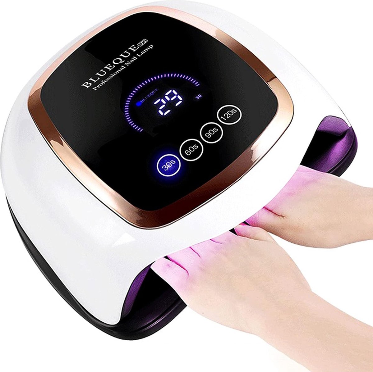Goedkoopste 168 W nageldroger, uv-led-nagellamp voor nagels, professionele nagellamp met 4 timers, infraroodsensor, touchscreen, afneembare magnetische bodemplaat,.