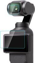 Voor DJI OSMO Pocket 3 PULUZ 9H 2.5D HD gehard glas lensbeschermer + schermfilm (transparant)