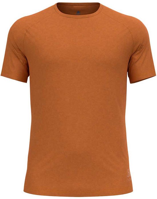 Odlo Crew Active 365 T-shirt Met Korte Mouwen Oranje L Man