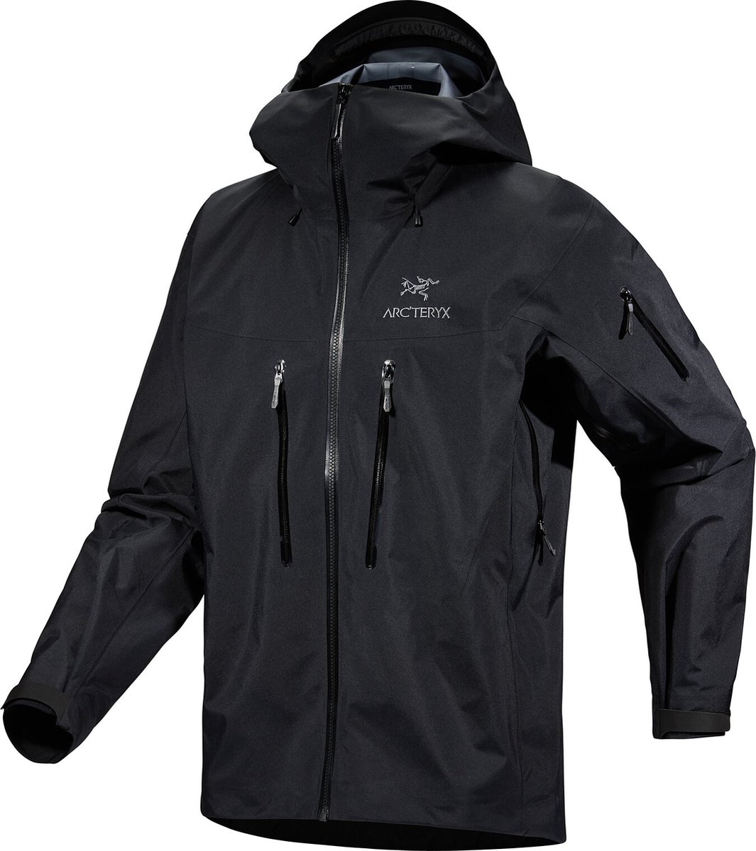Arc’teryx Alpha Sv Heren Hardshell Jas S Zwart