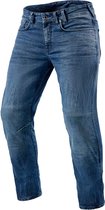 REV'IT! Jeans Detroit 2 TF Medium Blue L34/W30 - Maat - Broek