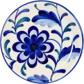 Return to Sender | Schaaltje met blauwe bloemenprint - dessin 2 Ø 11 cm