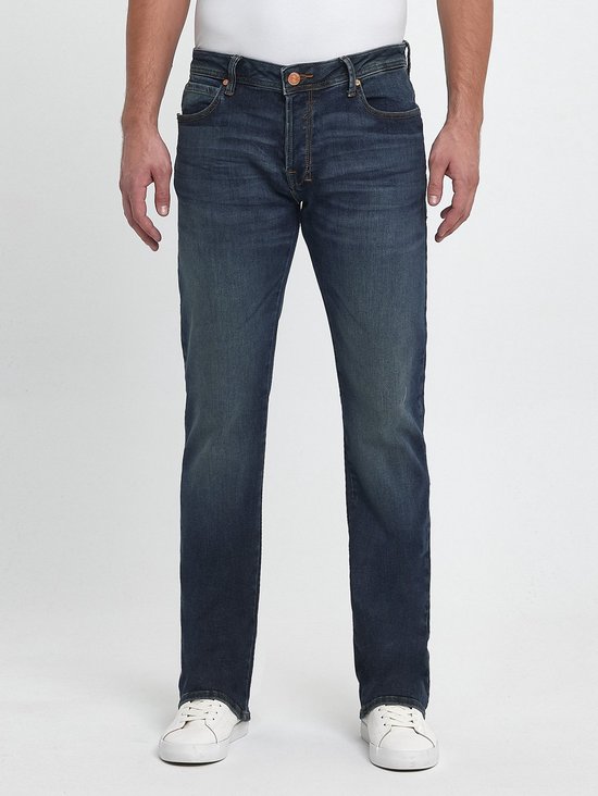 LTB Jeans Roden Heren Straight Jean - Donkerblauw - Lane Wash
