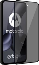 Geschikt voor Motorola Edge 30 Neo Screenprotector Privacy - Privacy Beschermglas - Privé GuardCover