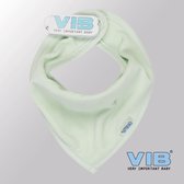 VIB® - Bandana slab Luxe velours - Uni (Mint) - Babykleertjes - Baby cadeau