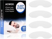 Equivera Mouth Tape - 90 pièces - Mouth Tape - Pansements buccaux - Sleeping Tape - pour un Beter sommeil - Respirez par le nez - Pansement buccal