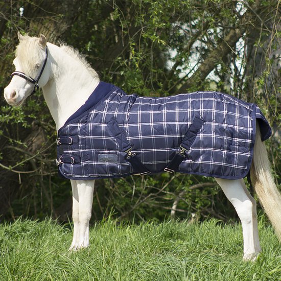 Qhp Staldeken Luxe Falabella 200gr Donkerblauw - 85/115