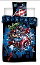 Marvel Avengers Dekbedovertrek, Dream Team - Eenpersoons - 140 x 200 - Polycotton