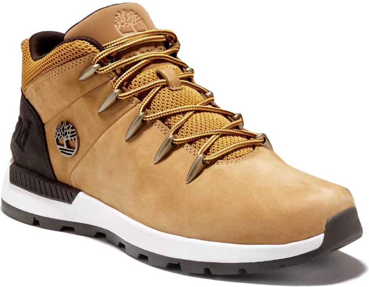 Bruin Tinten Sprint Trekker Mid Hoge sneakers - Dames - Camel - Maat 44,5