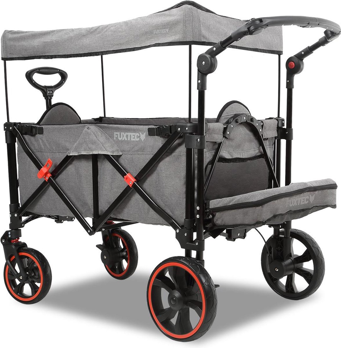 Vonroc Bolderkar Compact - Opvouwbaar - 60 Kg - 50 L | Zwart