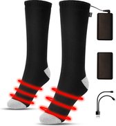Chaussettes Chauffantes Saaf - Electriques - Rechargeables - Incl. chargeur - 3 positions - Unisexe - Taille 44