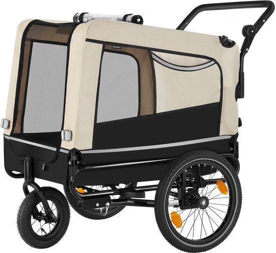 tectake Hondenkar WoofRider – zwart