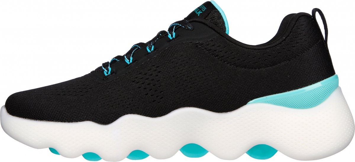 Skechers - GO WALK MASSAGE FIT - Black Turqoise - 36
