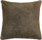 PTMD Sierkussen Suky - 60x8x60 cm - Suede - Groen